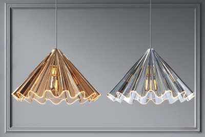 现代玻璃吊灯3D模型下载